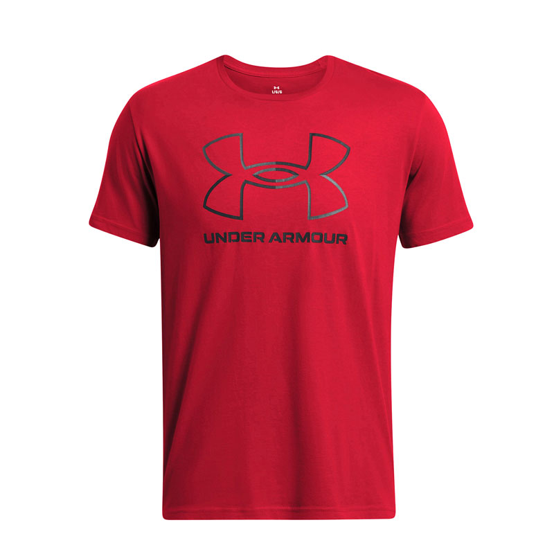 UNDER ARMOUR FOUNDATION SHORT SLEEVE (1382915-600)ΑΝΔΡΙΚΟ T-SHIRT Red/Black