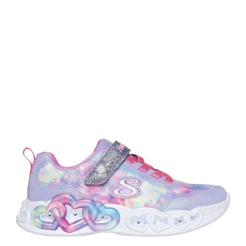 Skechers Infinite Heart Lights - Color Lovin (303753L-LVMT)ΠΑΙΔΙΚΑ ΠΑΠΟΥΤΣΙΑ ΦΩΤΙΖΟΜΕΝΑ LAVENDER / MULTI