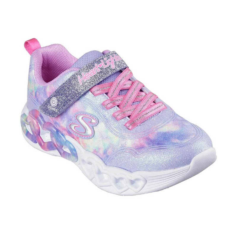 Skechers Infinite Heart Lights - Color Lovin (303753L-LVMT)ΠΑΙΔΙΚΑ ΠΑΠΟΥΤΣΙΑ ΦΩΤΙΖΟΜΕΝΑ LAVENDER / MULTI