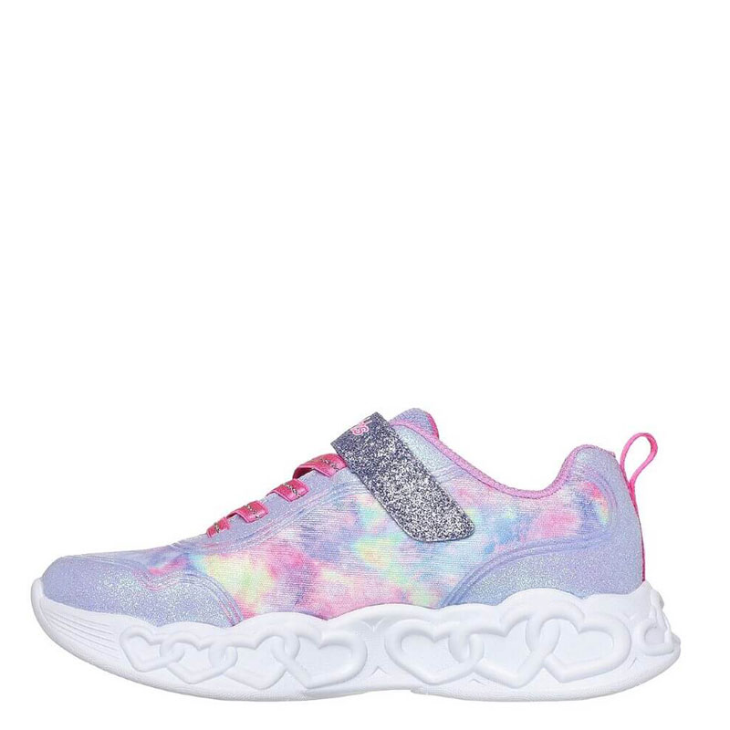 Skechers Infinite Heart Lights - Color Lovin (303753L-LVMT)ΠΑΙΔΙΚΑ ΠΑΠΟΥΤΣΙΑ ΦΩΤΙΖΟΜΕΝΑ LAVENDER / MULTI