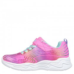 SKECHERS S Lights - Wavy Beams (302338L-PKMT)ΠΑΙΔΙΚΑ ΠΑΠΟΥΤΣΙΑ ΦΩΤΙΖΟΜΕΝΑ PINK / MULTI