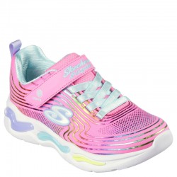 SKECHERS S Lights - Wavy Beams (302338L-PKMT)ΠΑΙΔΙΚΑ ΠΑΠΟΥΤΣΙΑ ΦΩΤΙΖΟΜΕΝΑ PINK / MULTI