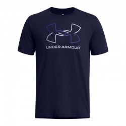UNDER ARMOUR FOUNDATION SHORT SLEEVE (1382915-410)ΑΝΔΡΙΚΟ T-SHIRT Midnight Navy/Royal/Steel