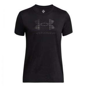 Under Armour Tech Bl Hd Short Sleeve T-shirt (1383091-001)ΓΥΝΑΙΚΕΙΟ T-SHIRT ΜΑΥΡΟ