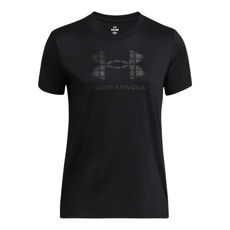 Under Armour Tech Bl Hd Short Sleeve T-shirt (1383091-001)ΓΥΝΑΙΚΕΙΟ T-SHIRT ΜΑΥΡΟ