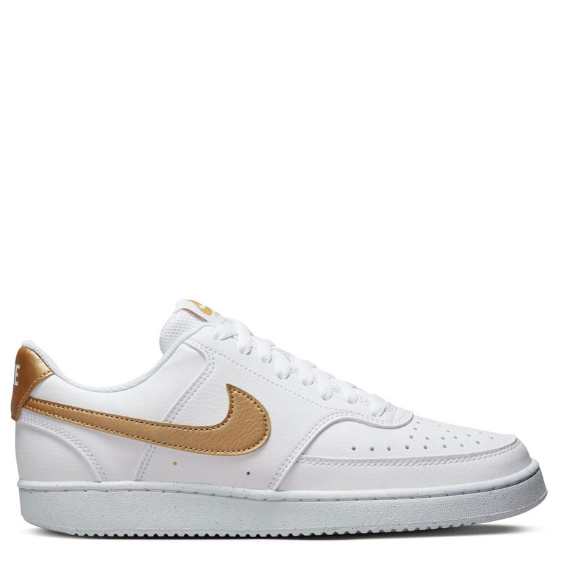 Nike Court Vision Low Next Nature WMNS (DH3158-105)ΓΥΝΑΙΚΕΙΟ ΥΠΟΔΗΜΑ WHITE/METALLIC GOLD