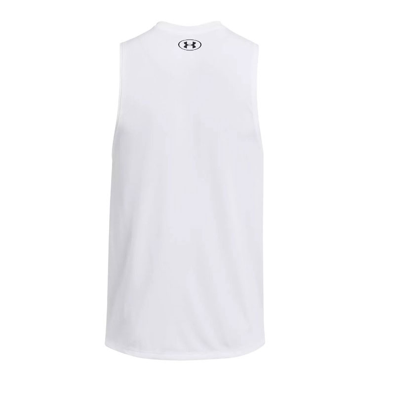 UNDER ARMOUR TECH TANK (1382795-100)ΑΝΔΡΙΚΟ ΑΜΑΝΙΚΟ T-SHIRT ΛΕΥΚΟ