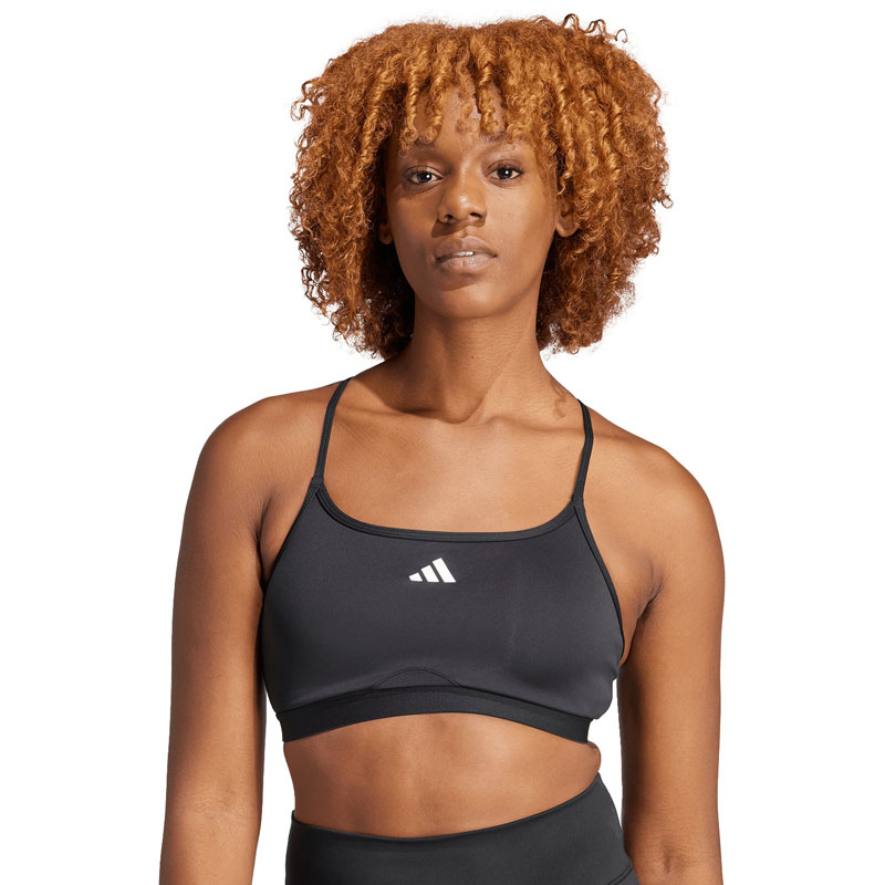 ADIDAS AEROREACT TRAINING LIGHT-SUPPORT BRA (IQ3388)ΓΥΝΑΙΚΕΙΟ ΜΠΟΥΣΤΑΚΙ ΜΑΥΡΟ