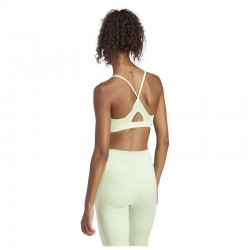 ADIDAS AEROREACT TRAINING LIGHT-SUPPORT 3-STRIPES BRA(IU1718)Γυναικείο Μπουστάκι Semi Green Spark / White