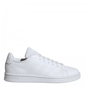 ADIDAS ADVANTAGE BASE COURT LIFESTYLE SHOES (GW7105) ΥΠΟΔΗΜΑ Cloud White / Cloud White / Bliss Orange