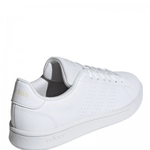 ADIDAS ADVANTAGE BASE COURT LIFESTYLE SHOES (GW7105) ΥΠΟΔΗΜΑ Cloud White / Cloud White / Bliss Orange