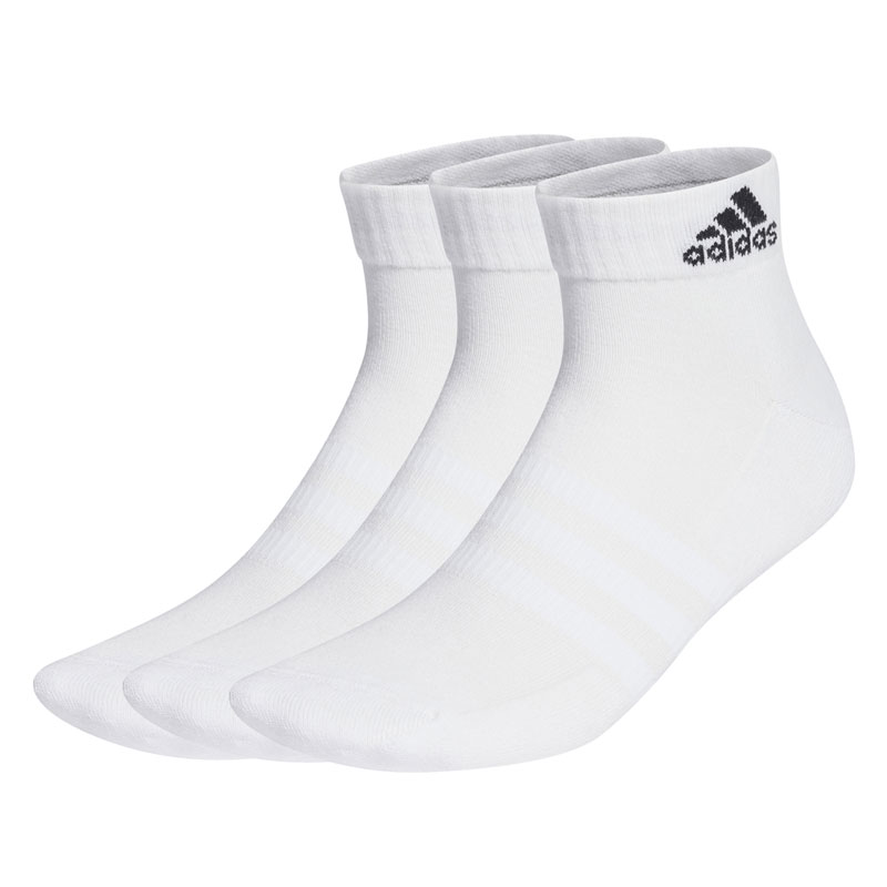 ADIDAS CUSHIONED SPORTSWEAR ANKLE SOCKS (HT3441)Αθλητικές Κάλτσες Λευκές 3 Ζεύγη