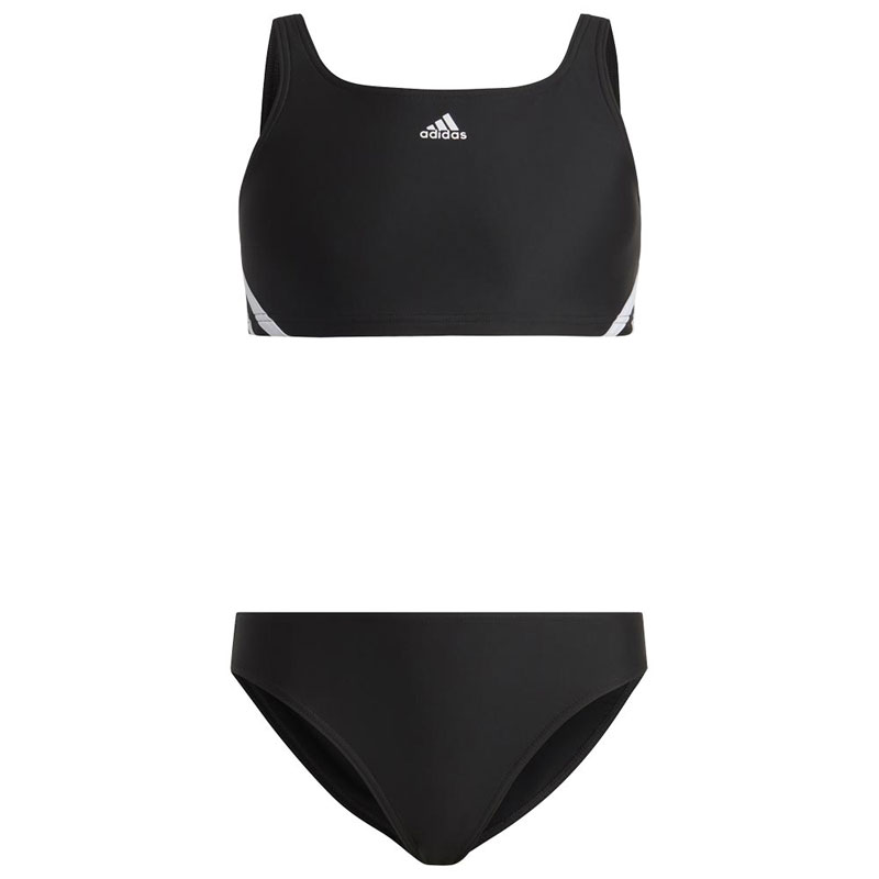 ADIDAS SPORTSWEAR 3 STRIPES BIKINI (IB6001)ΠΑΙΔΙΚΟ ΣΕΤ ΜΑΓΙΟ ΜΑΥΡΟ