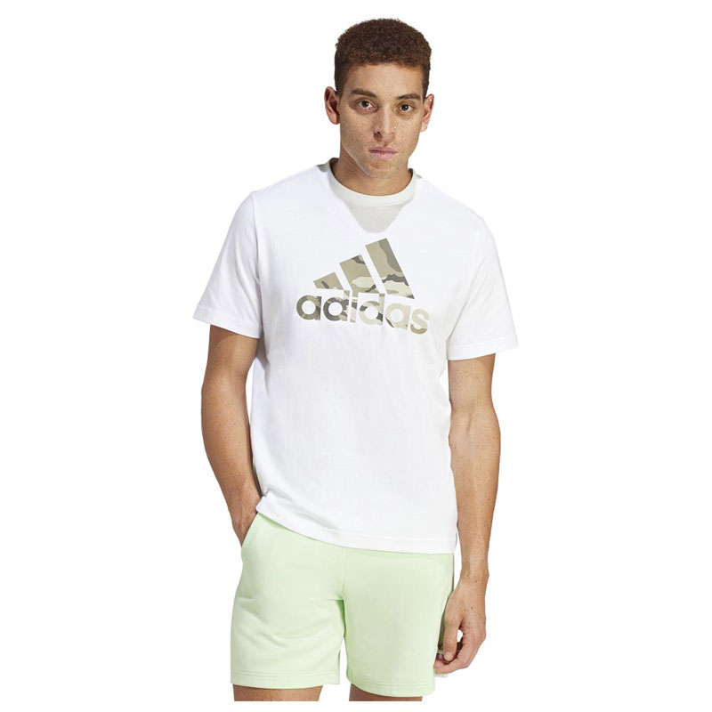 ADIDAS CAMO BADGE OF SPORT GRAPHIC TEE (IN6472)ΑΝΔΡΙΚΟ T-SHIRT ΛΕΥΚΟ