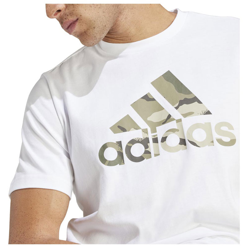 ADIDAS CAMO BADGE OF SPORT GRAPHIC TEE (IN6472)ΑΝΔΡΙΚΟ T-SHIRT ΛΕΥΚΟ