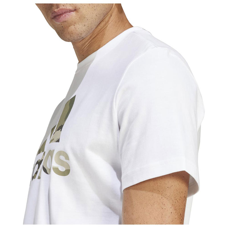 ADIDAS CAMO BADGE OF SPORT GRAPHIC TEE (IN6472)ΑΝΔΡΙΚΟ T-SHIRT ΛΕΥΚΟ