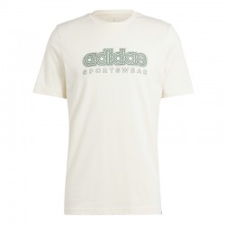 Adidas Growth Spw Short Sleeve T-shirt (IS2883)ΑΝΔΡΙΚΟ T-SHIRT ΜΠΕΖ