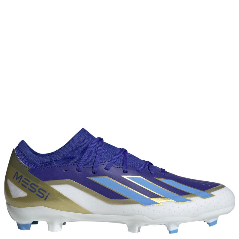 Adidas X Crazyfast League Messi FG (ID0712)Ποδοσφαιρικά Παπούτσια με Τάπες Lucid Blue / Blue Burst / Cloud White