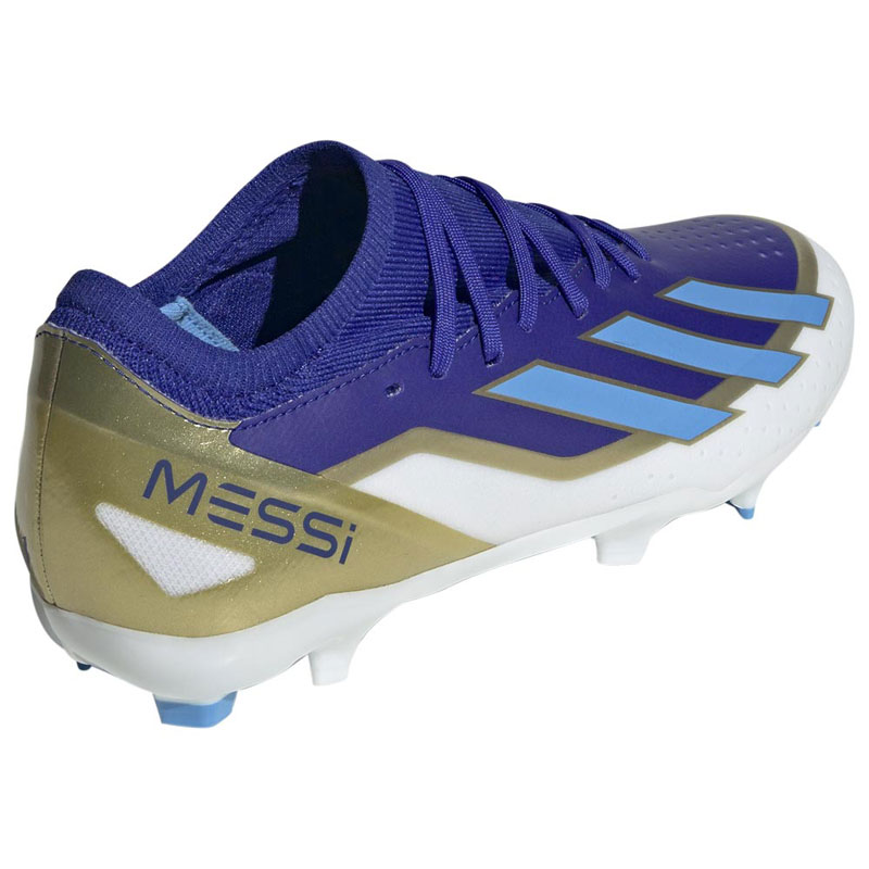 Adidas X Crazyfast League Messi FG (ID0712)Ποδοσφαιρικά Παπούτσια με Τάπες Lucid Blue / Blue Burst / Cloud White