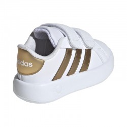 ADIDAS GRAND COURT 2.0 CF INFANT (IG6586)ΒΡΕΦΙΚΑ ΠΑΠΟΥΤΣΙΑ WHITE/GOLD