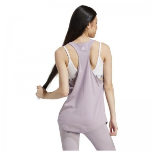 ADIDAS ESSENTIALS LOOSE LOGO TANK TOP (IS2088)ΓΥΝΑΙΚΕΙΟ T-SHIRT ΑΜΑΝΙΚΟ  Preloved Fig / White ADIDAS ESSENTIALS LOOSE LOGO TANK TOP (IS2088)ΓΥΝΑΙΚΕΙΟ T-SHIRT ΑΜΑΝΙΚΟ  Preloved Fig / White