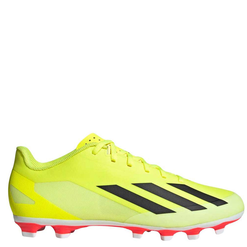 ADIDAS X CRAZYFAST CLUB FLEXIBLE GROUND BOOTS (IG0618)Ποδοσφαιρικά Παπούτσια με Τάπες Team Solar Yellow 2 / Core Black / Cloud White