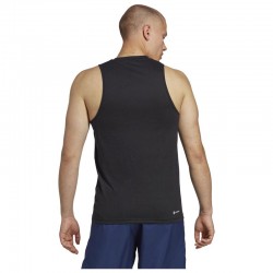 ADIDAS TRAIN ESSENTIALS FEELREADY TRAINING SLEEVELESS TEE (IC6945)ΑΝΔΡΙΚΟ ΑΜΑΝΙΚΟ T-SHIRT ΜΑΥΡΟ