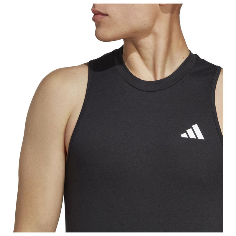 ADIDAS TRAIN ESSENTIALS FEELREADY TRAINING SLEEVELESS TEE (IC6945)ΑΝΔΡΙΚΟ ΑΜΑΝΙΚΟ T-SHIRT ΜΑΥΡΟ