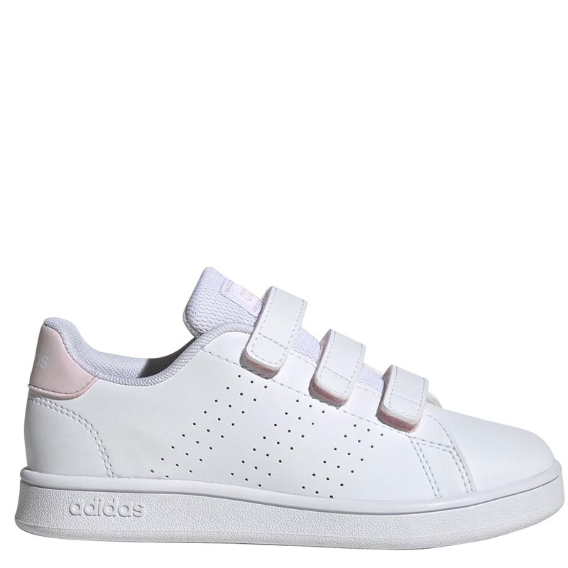 ADIDAS ADVANTAGE COURT LIFESTYLE HOOK-AND-LOOP SHOES (IG4256)ΠΑΙΔΙΚΑ ΠΑΠΟΥΤΣΙΑ Cloud White / Cloud White / Clear Pink