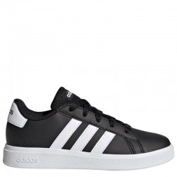 ADIDAS GRAND COURT LIFESTYLE TENNIS LACE-UP SHOES (GW6503)ΠΑΙΔΙΚΑ ΠΑΠΟΥΤΣΙΑ Core Black / Cloud White