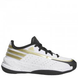 ADIDAS FRONT COURT SHOES (ID8593)ΑΝΔΡΙΚΑ ΠΑΠΟΥΤΣΙΑ ΜΠΑΣΚΕΤ  Cloud White / Core Black / Gold Metallic