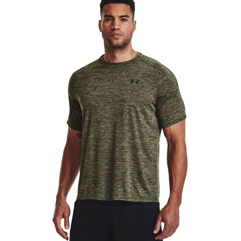 UNDER ARMOUR TECH 2.0 (1326413-390)ΑΝΔΡΙΚΟ T-SHIRT Marine OD Green//Black