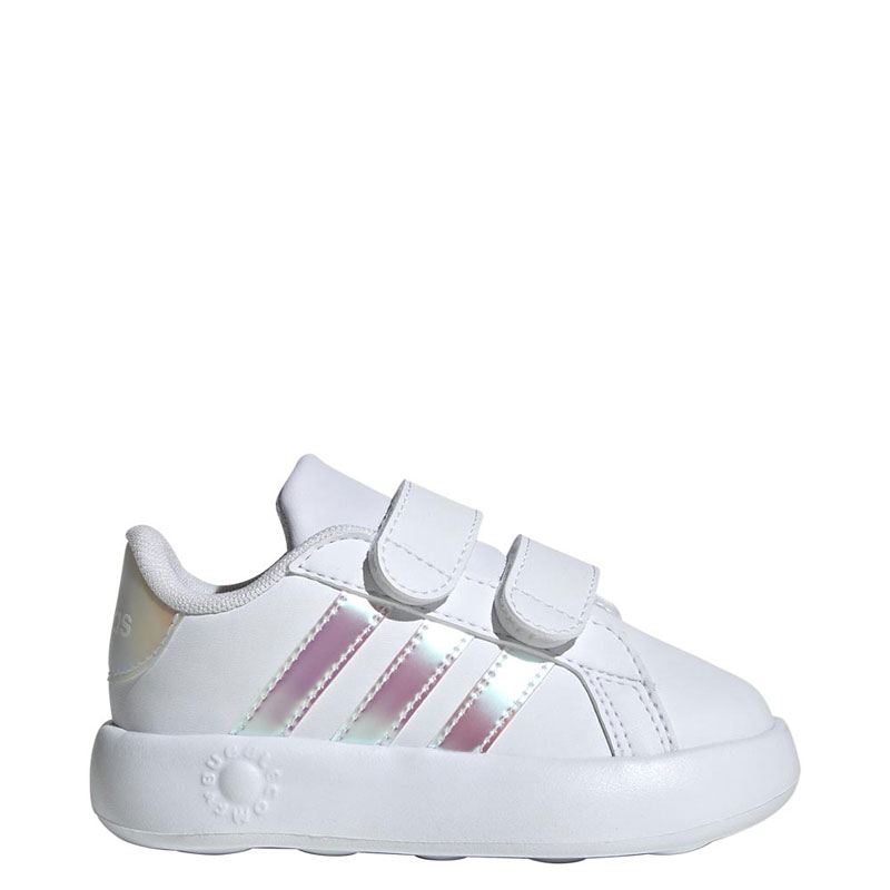 ADIDAS GRAND COURT 2.0 SHOES INF (ID5265)ΒΡΕΦΙΚΑ ΠΑΠΟΥΤΣΙΑ Cloud White / Iridescent / Grey Two