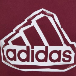 ADIDAS FOLDED BADGE PRINTED T-SHIRT MENS (IM8302)ΑΝΔΡΙΚΟ T-SHIRT Shadow Red