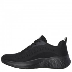 SKECHERS BOBS INFINITY LACE UP ENGINEERED KNIT FOAM (117550-BBK)ΓΥΝΑΙΚΕΙΟ ΥΠΟΔΗΜΑ ΜΑΥΡΟ