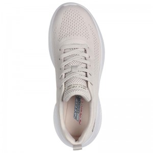 SKECHERS BOBS INFINITY LACE UP ENGINEERED KNIT FOAM (117550-NAT)ΓΥΝΑΙΚΕΙΟ ΥΠΟΔΗΜΑ ΜΠΕΖ