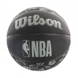 Wilson NBA All Team Basketball (WTB1300XBNBA)Μπάλα Μπάσκετ Outdoor SIZE 7 BLACK/GRAY