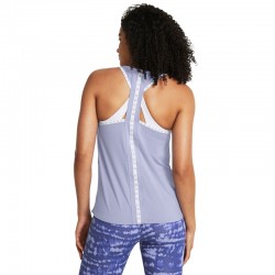 UNDER ARMOUR KNOCKOUT TANK (1351596-539)ΓΥΝΑΙΚΕΙΟ ΑΜΑΝΙΚΟ T-SHIRT Celeste/White