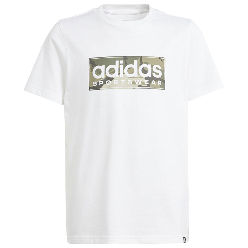 Adidas Camo Linear Graphic T-Shirt KIDS (IW1372)ΠΑΙΔΙΚΟ T-SHIRT ΛΕΥΚΟ