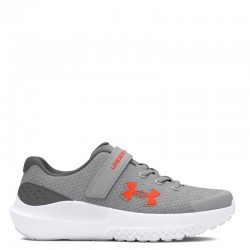 UNDER ARMOUR UA BPS Surge 4 AC KIDS (3027104-100)ΠΑΙΔΙΚΟ ΠΑΠΟΥΤΣΙ  Mod Gray/Castlerock/Phoenix Fire