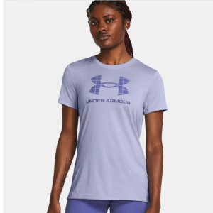 UNDER ARMOUR TECH BL HD SHORT SLEEVE T-SHIRT (1383091-539)ΓΥΝΑΙΚΕΙΟ T-SHIRT ΜΩΒ