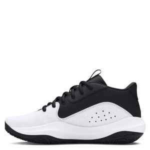 Under Armour Lockdown 7 GS Παιδικά Μποτάκια ΛΕΥΚΟ (3028513-102)