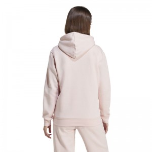 ADIDAS Essentials Small Logo Feel Cozy (IY1649)Γυναικείο Φούτερ με Κουκούλα Ροζ