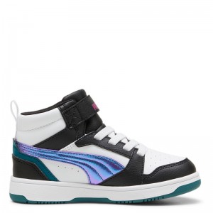 Puma Rebound V6 Mid Bouncy Sky AC+ PS (398726-02)ΠΑΙΔΙΚΑ ΜΠΟΤΑΚΙΑ ΓΙΑ ΚΟΡΙΤΣΙ ΠΟΛΥΧΡΩΜΑ Puma Rebound V6 Mid Bouncy Sky AC+ PS (398726-02)ΠΑΙΔΙΚΑ ΜΠΟΤΑΚΙΑ ΓΙΑ ΚΟΡΙΤΣΙ ΠΟΛΥΧΡΩΜΑ