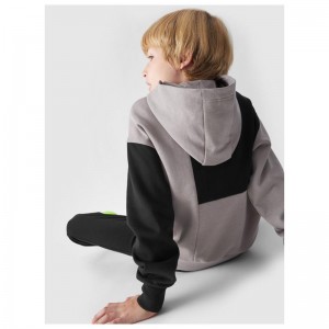 4F SWEATSHIRT (4FJWAW24TSWSM1227-26S)ΠΑΙΔΙΚΗ ΦΟΥΤΕΡ ΜΠΛΟΥΖΑ ΓΚΡΙ/ΜΑΥΡΟ 4F SWEATSHIRT (4FJWAW24TSWSM1227-26S)ΠΑΙΔΙΚΗ ΦΟΥΤΕΡ ΜΠΛΟΥΖΑ ΓΚΡΙ/ΜΑΥΡΟ