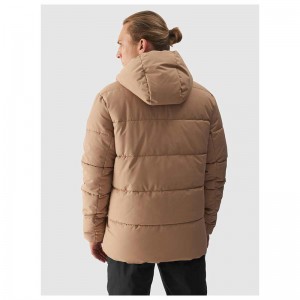 4F TECHNICAL JACKET (4FWAW24TTJAM580-82S)ΑΝΔΡΙΚΟ ΜΠΟΥΦΑΝ ΑΔΙΑΒΡΟΧΟ ΜΕ ΚΟΥΚΟΥΛΑ BROWN 4F TECHNICAL JACKET (4FWAW24TTJAM580-82S)ΑΝΔΡΙΚΟ ΜΠΟΥΦΑΝ ΑΔΙΑΒΡΟΧΟ ΜΕ ΚΟΥΚΟΥΛΑ BROWN