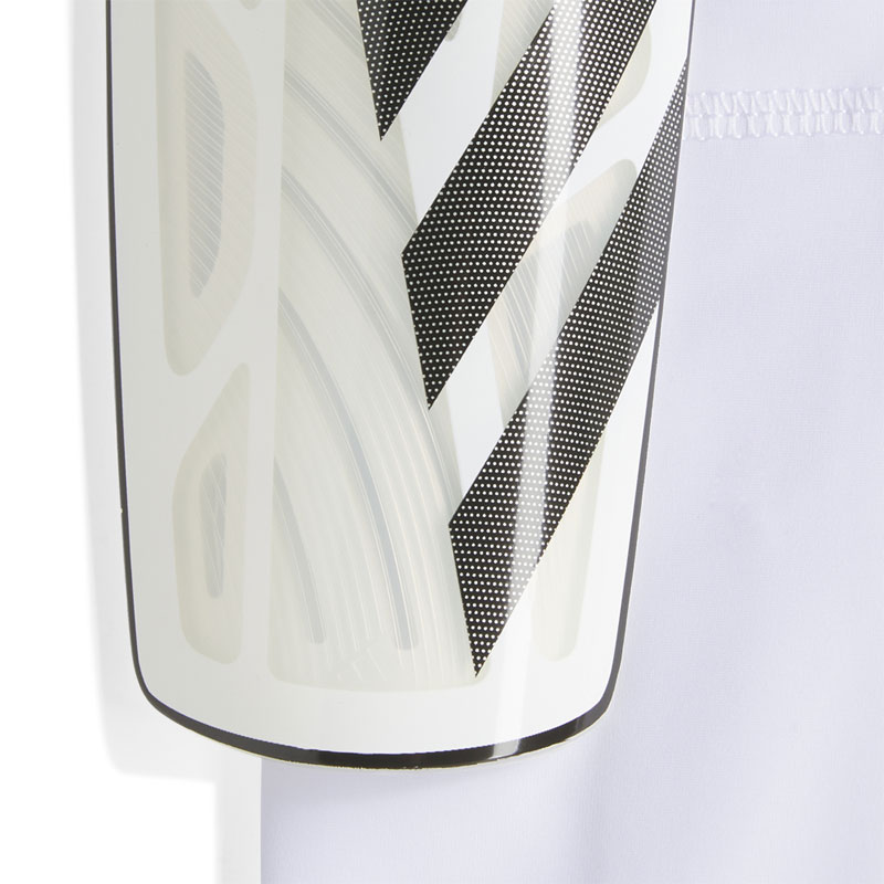 ADIDAS Tiro League Shin Guards (IQ4040)ΕΠΙΚΑΛΑΜΙΔΕΣ ΕΝΗΛΙΚΩΝ White / Black / Silver Metallic