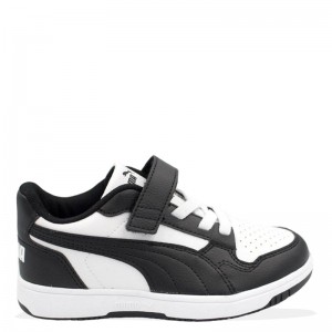 PUMA REB-L AC+ PS (398995-01)ΠΑΙΔΙΚΑ ΠΑΠΟΥΤΣΙΑ ΜΑΥΡΟ/ΛΕΥΚΟ