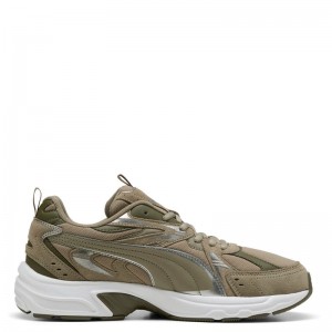 PUMA Milenio Tech Suede Sneakers (393489-15)Velvet Moss-Puma Aged PUMA Milenio Tech Suede Sneakers (393489-15)Velvet Moss-Puma Aged