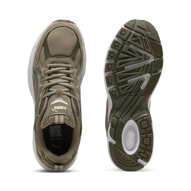 PUMA Milenio Tech Suede Sneakers (393489-15)Velvet Moss-Puma Aged